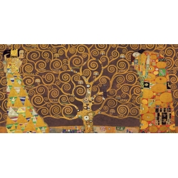 Tableau sur toile. Gustav Klimt, L'Arbre de la Vie (Brown Variation)