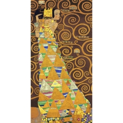 Leinwandbilder. Gustav Klimt, Der Lebensbaum (Brown Variation) I