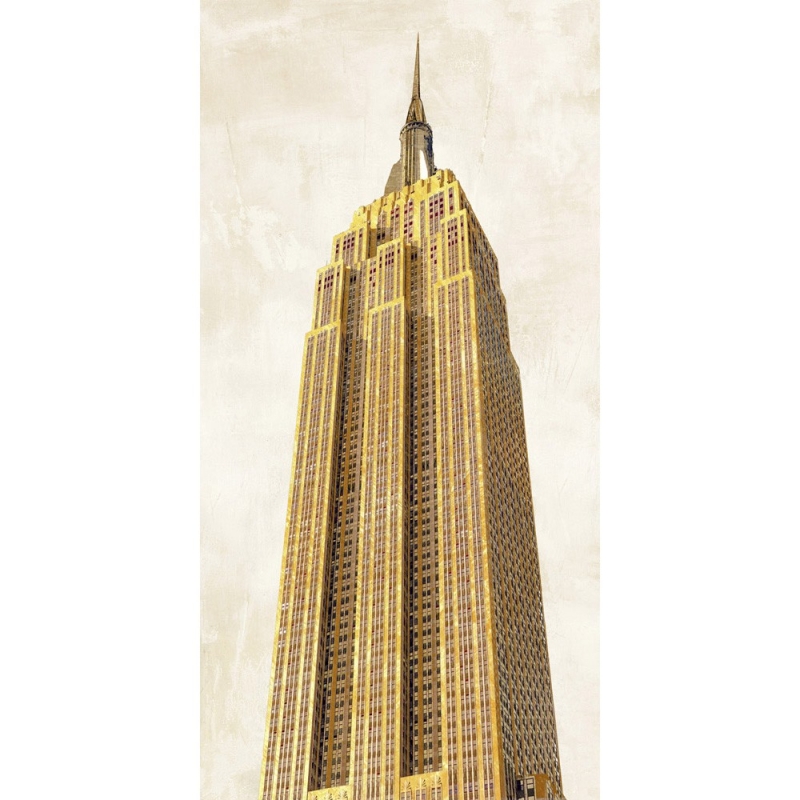 Tableau sur toile. Joannoo, Skyscraper II (Gold)
