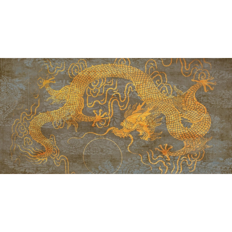 Wall art print and canvas. Joannoo, Golden Dragon