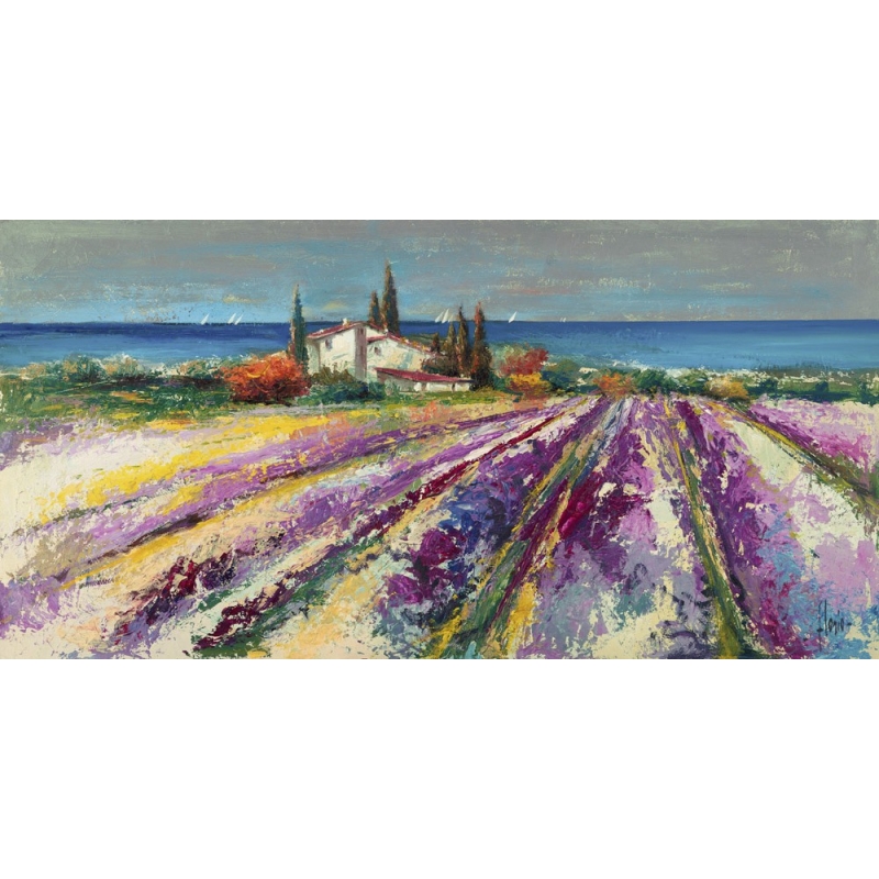 Wall art print and canvas. Luigi Florio, Dreaming of Provence