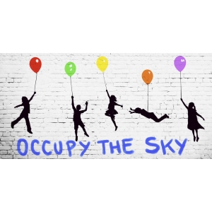 Quadro, stampa su tela. Masterfunk Collective, Occupy the Sky