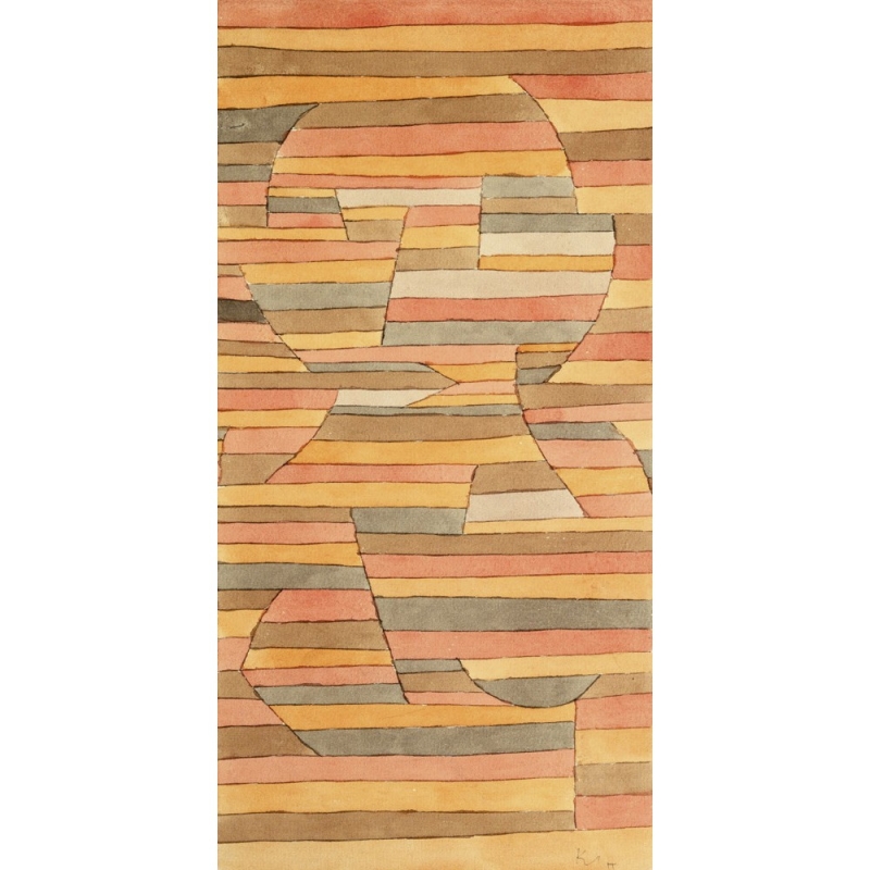 Cuadro abstracto en canvas. Paul Klee, Solitary