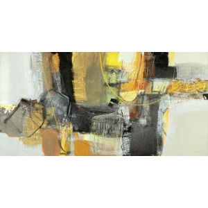 Cuadro abstracto moderno en canvas. Maurizio Piovan, La cosecha