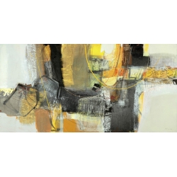 Cuadro abstracto moderno en canvas. Maurizio Piovan, La cosecha