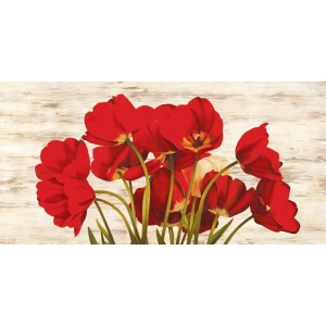 Quadro, stampa su tela. Serena Biffi, French Tulips