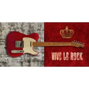 Wall art print and canvas. Steven Hill, Vive le Rock