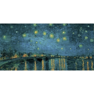 Cuadro en canvas. Vincent van Gogh, La noche estrellada (detalle)