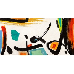 Cuadro abstracto moderno en canvas. Teo Vals Perelli, Interlude