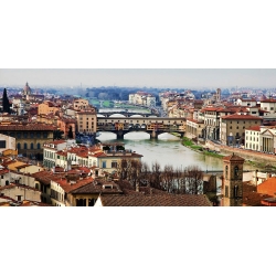 Tableau sur toile. Vadim Ratsenskiy, Ponte Vecchio, Florence