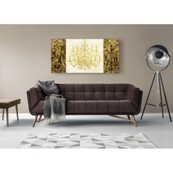 Wall art print and canvas. Remy Dellal, Chandelier Royale