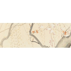 Leinwandbilder Japanische Kunst. Anonym, Flowers of the Four Seasons