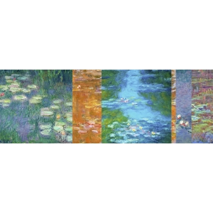Wall art print and canvas. Claude Monet, Monet Deco – Waterlilies II