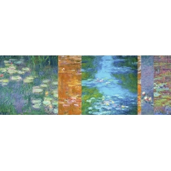 Quadro, stampa su tela. Claude Monet, Monet Deco – Ninfee II