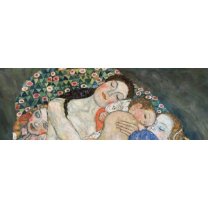 Wall art print and canvas. Gustav Klimt, Death and Life (detail)