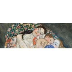Wall art print and canvas. Gustav Klimt, Death and Life (detail)