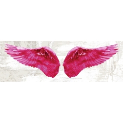 Wall art print and canvas. Joannoo, Angel Wings (Pink)