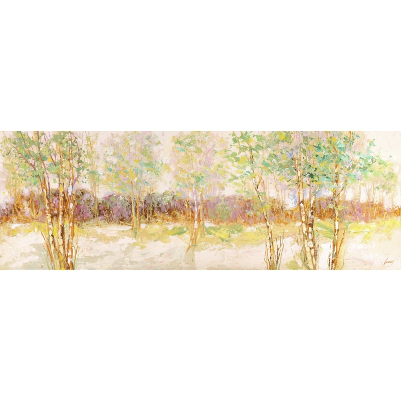 Cuadros de bosques en canvas. Lucas, Bosque de abedul I