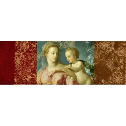 Wall art print and canvas. Simon Roux, Virgin Mary (after Bronzino)