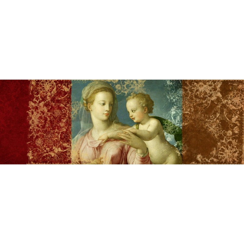 Tableau sur toile. Simon Roux, Vierge Marie (after Bronzino)
