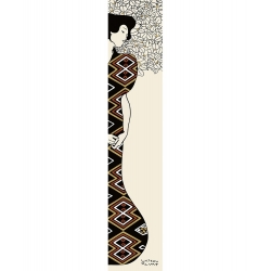 Tableau sur toile. Gustav Klimt, Woman and Tree I