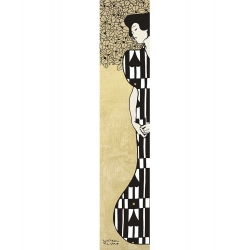 Quadro, stampa su tela. Gustav Klimt, Woman and Tree II (Gold)