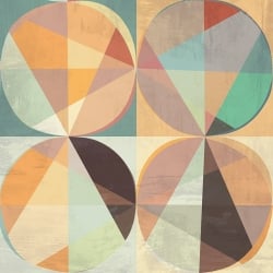 Cuadro abstracto geometrico en canvas. Kaj Rama, Chromatica IV