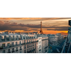Wall art print and canvas. Pangea Images, Morning in Paris