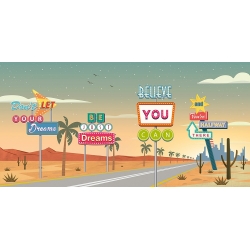 Wall art print and canvas. Steven Hill, Believe you can...