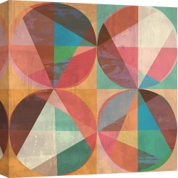 Cuadro abstracto geometrico en canvas. Kaj Rama, Chromatica II