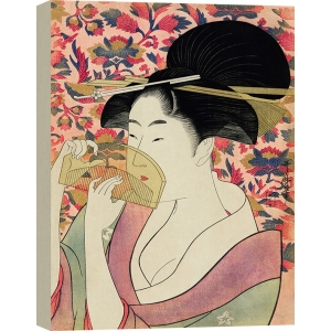 Tableau sur toile. Utamaro Kitagawa, Courtisane