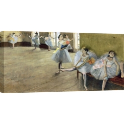 Quadro, stampa su tela. Edgar Degas, La scuola di danza (dettaglio)