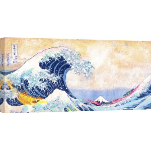 Quadro, stampa su tela. Eric Chestier, La Grande Onda di Hokusai 2.0 (dettaglio)