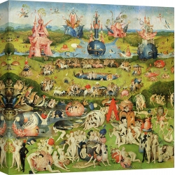 Wall art print and canvas. Hieronymus Bosch, The Garden of Earthly Delights II