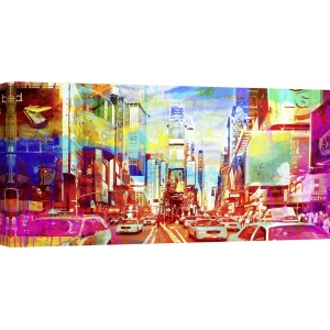 Wall art print and canvas. Eric Chestier, Times Square 2.0