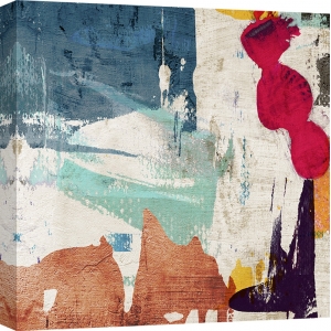 Cuadro abstracto moderno en canvas. Anne Munson, Colors Royale I