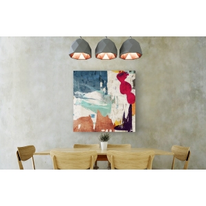Wall art print and canvas. Anne Munson, Colors Royale I