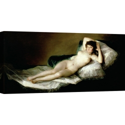 Wall art print and canvas. Francisco Goya, La Maja desnuda