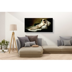 Tableau sur toile. Francisco Goya, La Maja desnuda