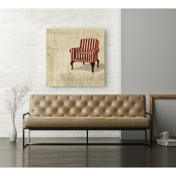Wall art print and canvas. Remy Dellal, Armchair n. 2