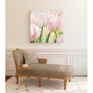 Cuadros tulipanes en canvas. Luca Villa, Primavera I