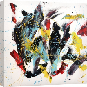 Cuadro abstracto moderno en canvas. Bob Ferri, Caprice I