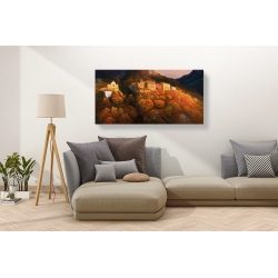 Wall art print and canvas. Adriano Galasso, Villan on the hill