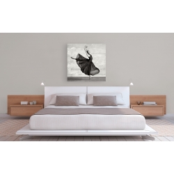 Wall art print and canvas. Haute Photo Collection, Ballerina Dancing (detail)