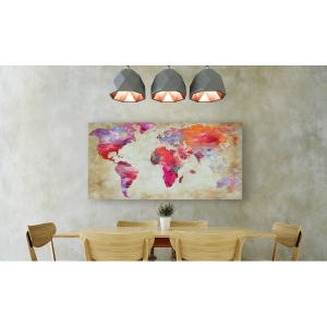 Wall art print and canvas. Joannoo, World in colors