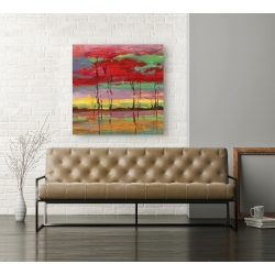 Wall art print and canvas. Lucas, Sunset in the Woods II
