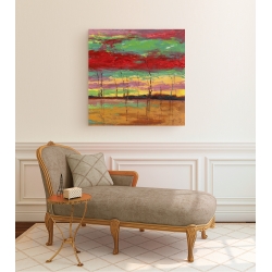 Wall art print and canvas. Lucas, Sunset in the Woods III