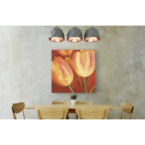 Quadro, stampa su tela. Silvia Mei, Orange Tulips (dettaglio)