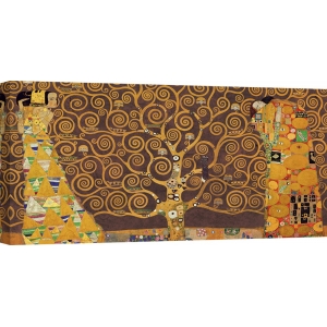 Leinwandbilder. Gustav Klimt, Der Lebensbaum (Brown Variation)