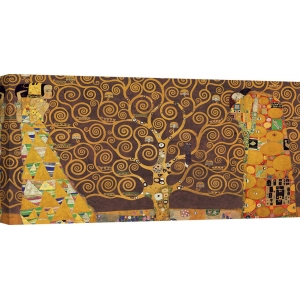 Quadro, stampa su tela. Gustav Klimt, L'Albero della Vita (Brown Variation)